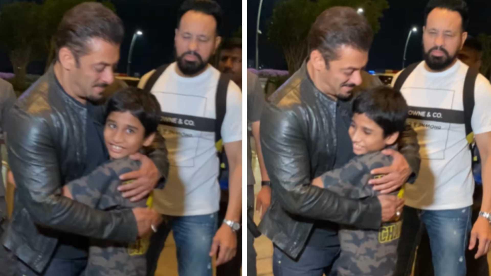 Salman Khan hugs a little fan at the airport, netizens also observe 'Bhai ka new look'; watch