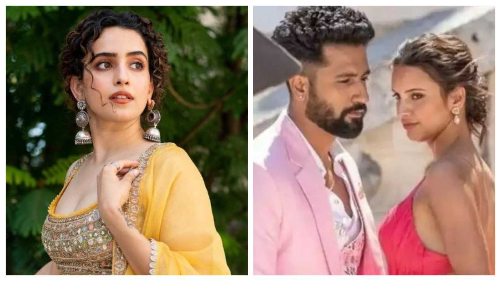 Sanya Malhotra has a witty reply to rumours of being part of Vicky Kaushal-Tripti Dimri's Mere Mehboob Mere Sanam