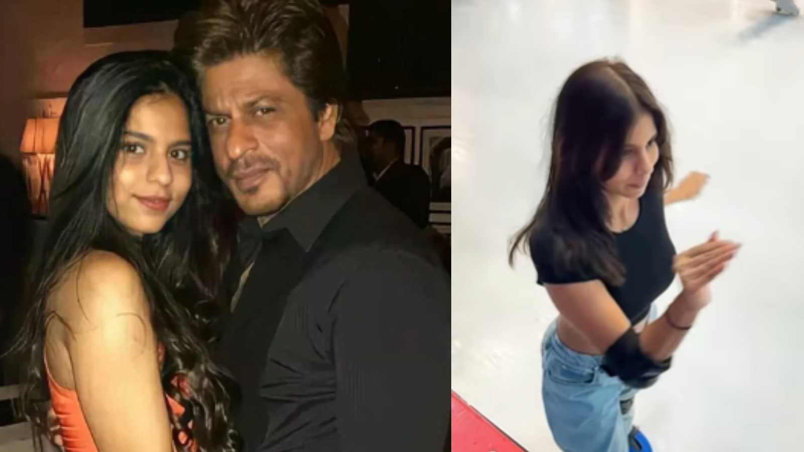 Shah Rukh Khan shares unseen video of Suhana flaunting her skating skills; Ananya, Shanaya shower love on birthday girl