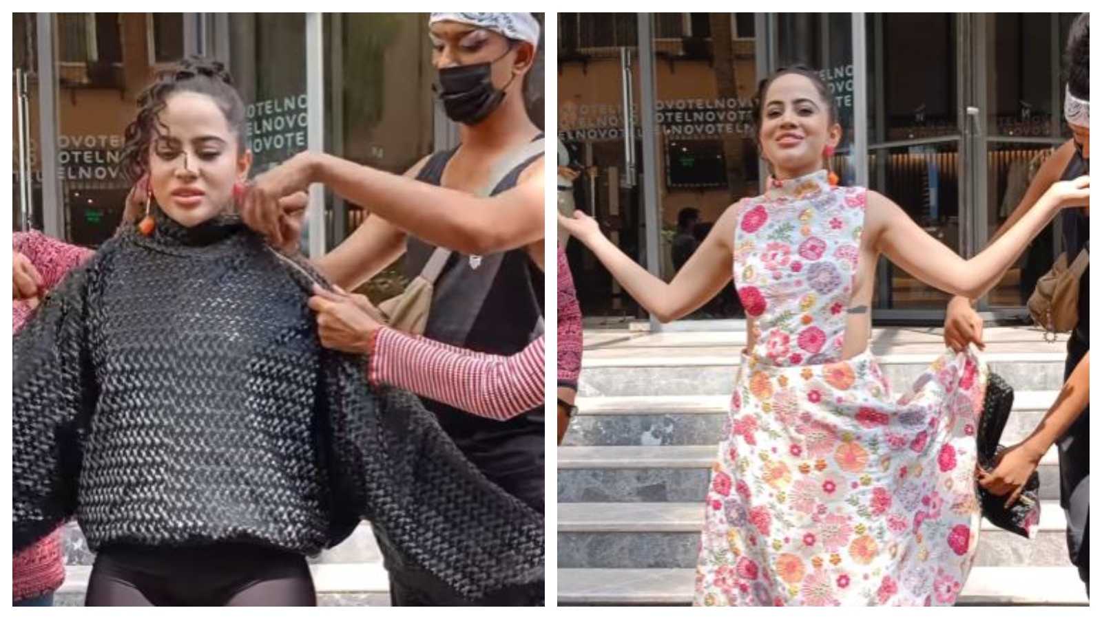 'Sasta wala met gala?': Uorfi Javed leaves fans stumped with her convertible dress