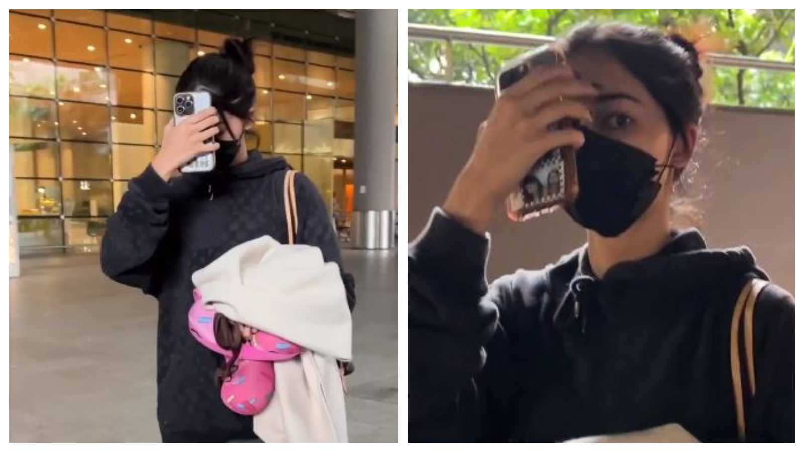 'Pimples ho gayi hogi?': Ananya Panday hiding her face from paps at airport invites hilarious reactions from trolls