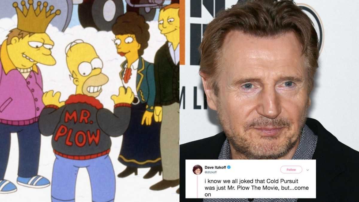'Cold Pursuit was just Mr. Plow The Movie' - The unexpected Simpsons Crossover that Took Liam Neeson's career to new heights