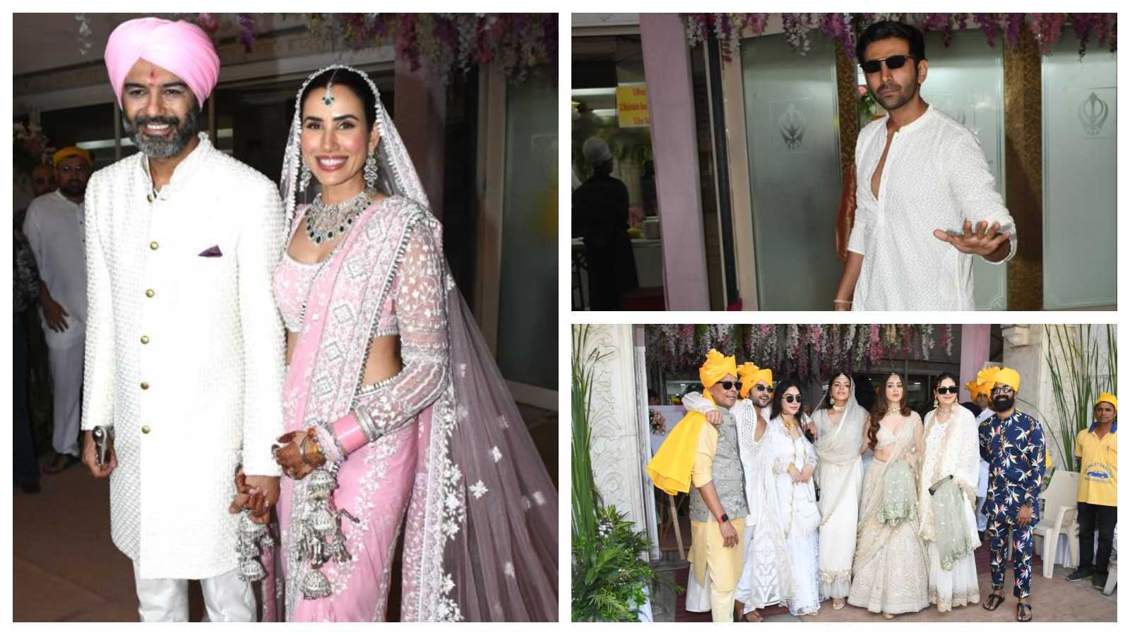 Sonnalli Seygall-Ashesh Sajnani's wedding: Kartik Aaryan, Luv Ranjan, Sunny Singh, Mandira Bedi, and others attend
