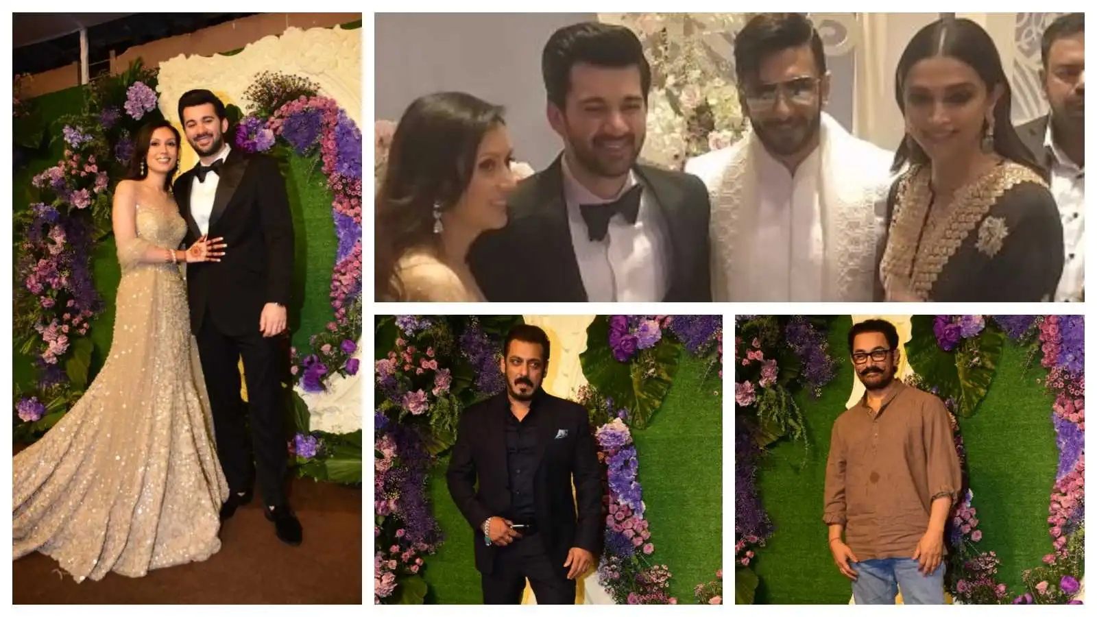 Karan Deol-Drisha Acharya wedding reception: Deepika stuns in black; Salman, Aamir and others congratulate the couple