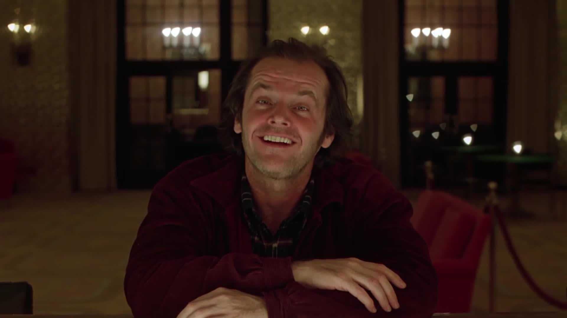 A whole new horror: Jack Nicholson's haunting glance in 'The Shining'