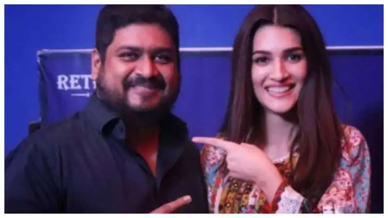 Adipurush director Om Raut kissing Kriti Sanon at Tirupati temple draws flak from BJP leader