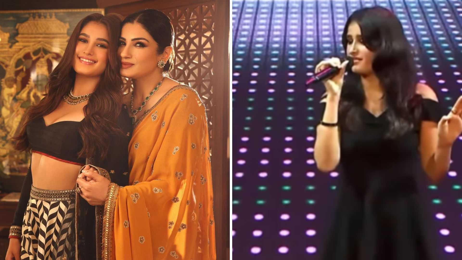Ahead of her acting debut, Raveena Tandon's daughter Rasha Thadani impresses fans with her singing talent