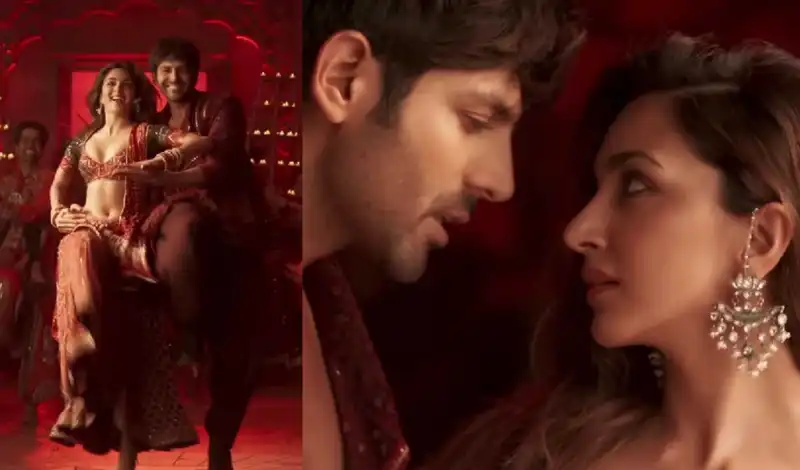 SatyaPrem Ki Katha song Sun Sajni: Kartik Aaryan and Kiara Advani look like they have played garba all their lives