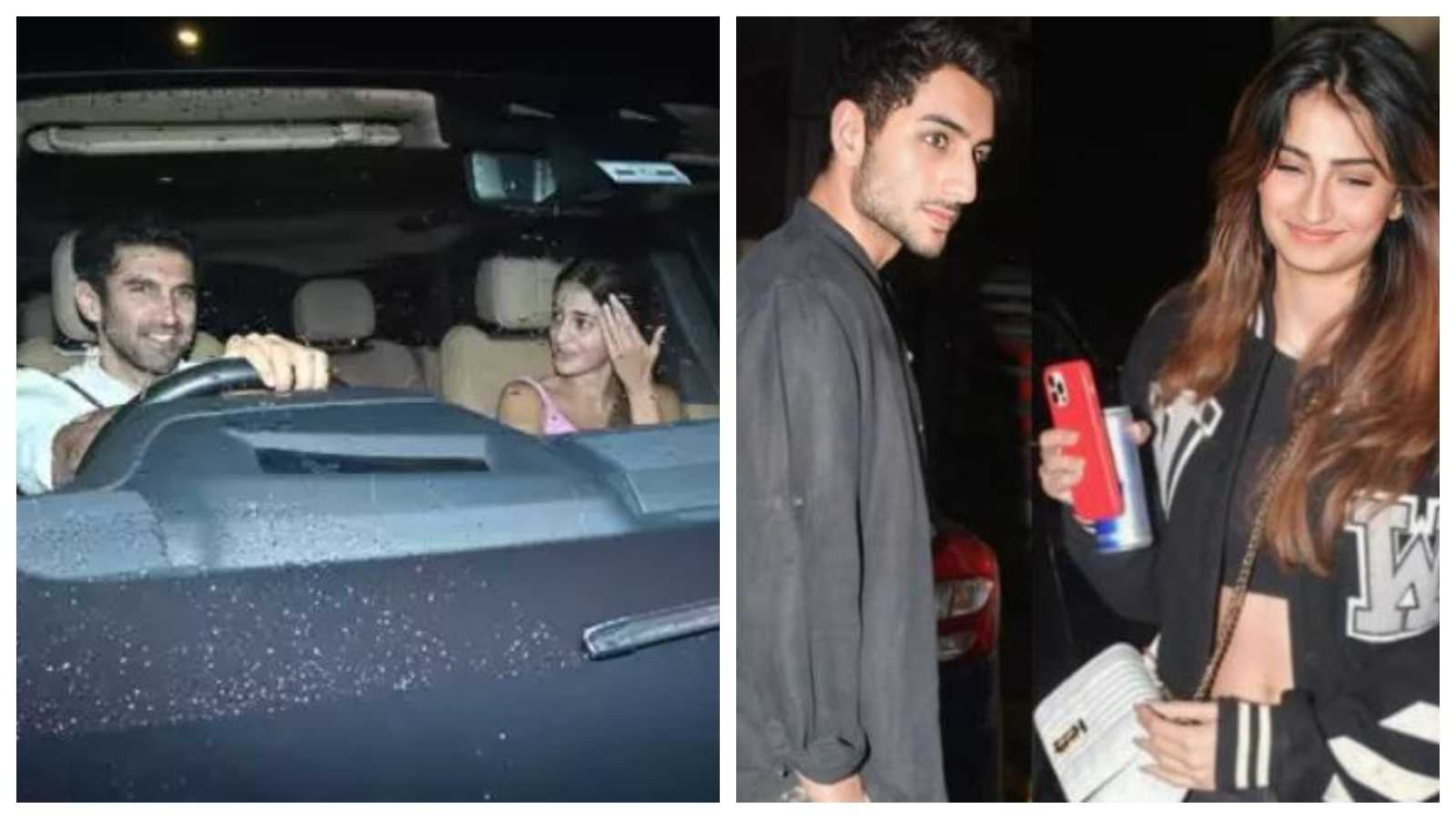 Ananya hides face on being clicked with rumoured BF Aditya; Ibrahim goes on a movie date with Palak