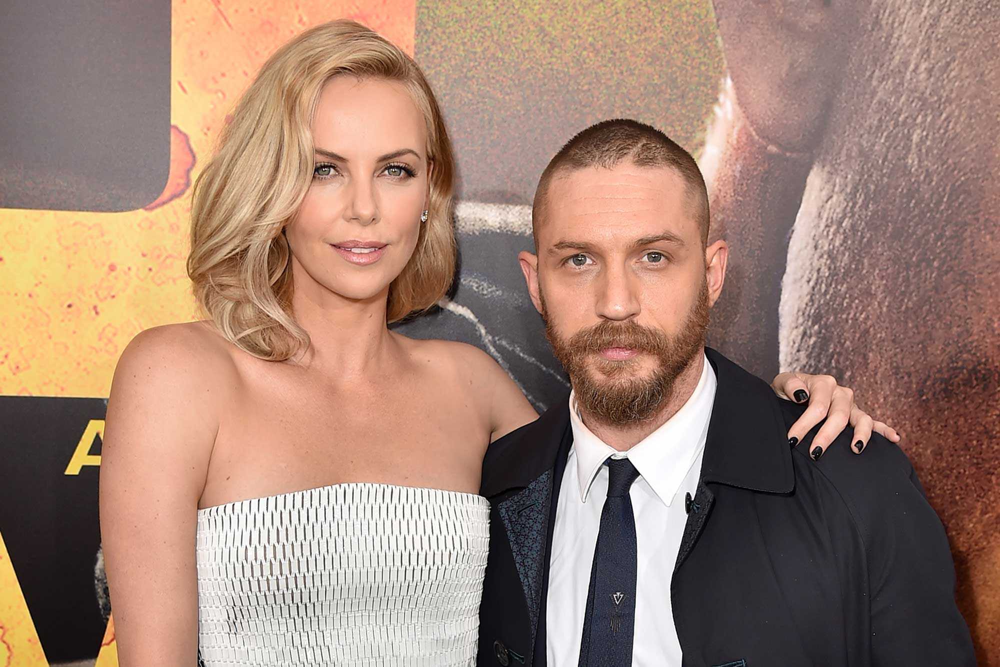 <p>Charlize Theron and Tom Hardy (Source: Entertainment Weekly)</p>