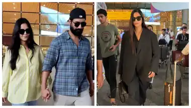 Vicky Kaushal, Katrina Kaif return from beach holiday; Sonam Kapoor aces formals at airport