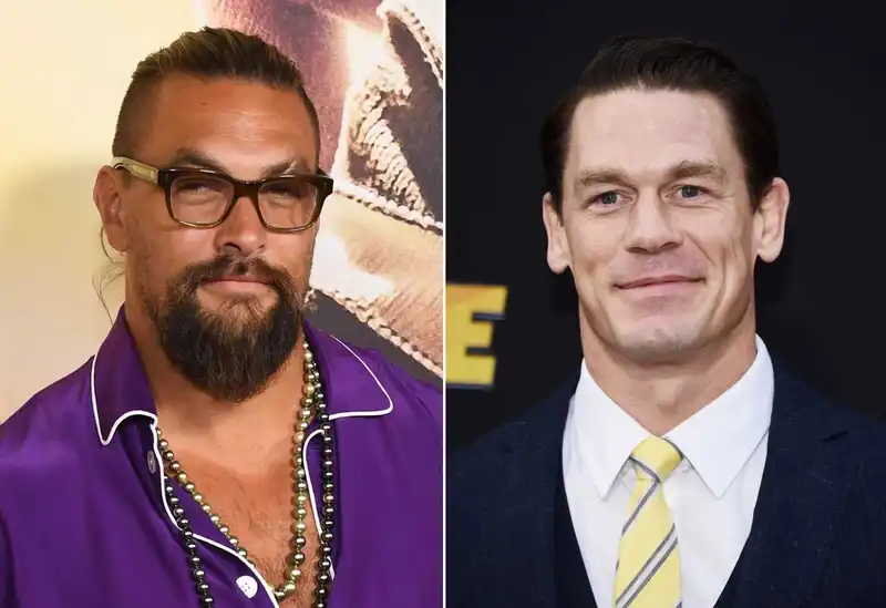 Jason Momoa and John Cena (Source: Popsugar)