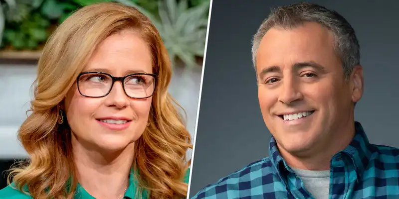 <p>Jenna Fischer and Matt LeBlanc (Source: The Today Show)</p>