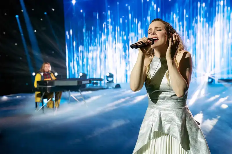 <p>Rachel McAdams in 'Eurovision Song Contest: The Story of Fire Saga' (2020) (Source: Vanity Fair)</p>