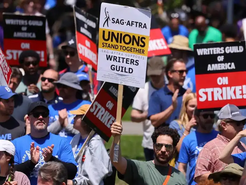 Writers Strike (Source: The Guardian)