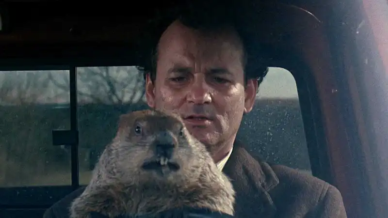Bill Murray in 'Groundhog Day' (1993) (Source: Looper)