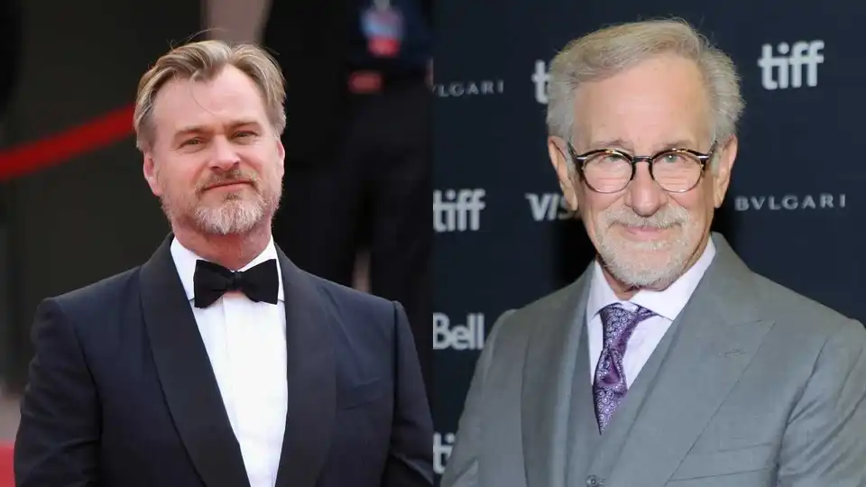 Christopher Nolan and Steven Spielberg (Source: We Got This Covered)