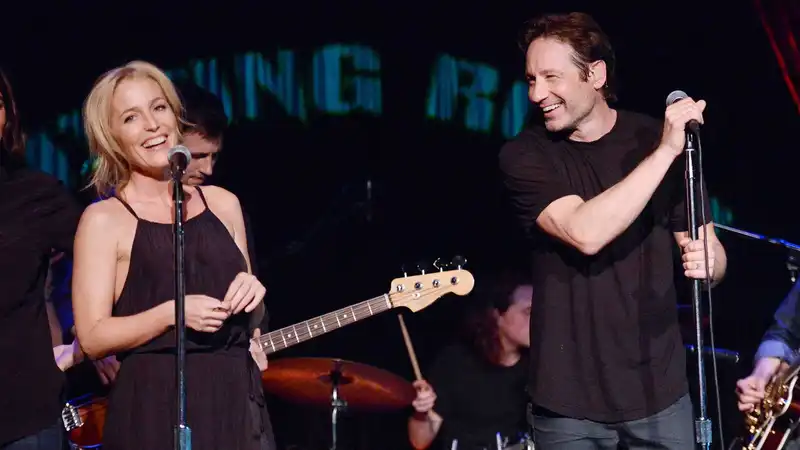 <p>Gillian Anderson and David Duchovny (Source: The Today Show)</p>