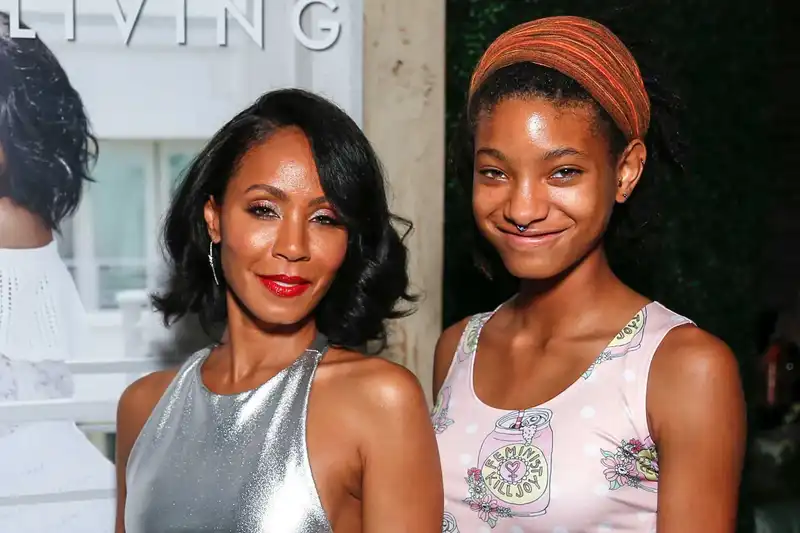 <p>Jada Pinkett Smith and Willow Smith (Source: USA Today)</p>