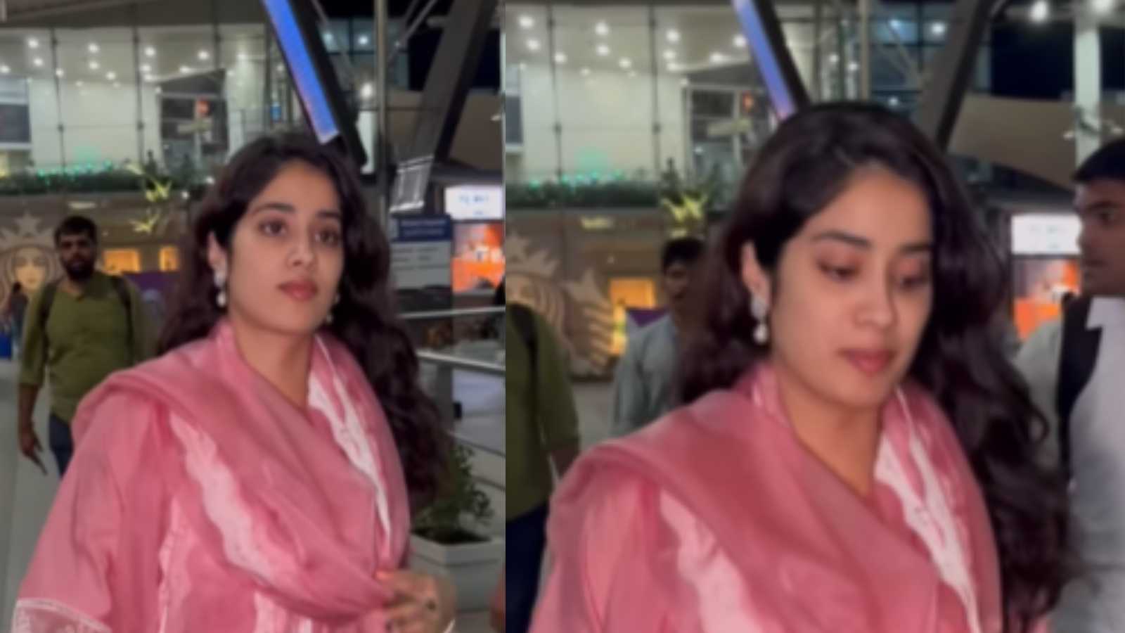 Janhvi Kapoor at the airport
