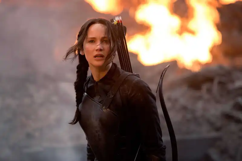 <p>Jennifer Lawrence as Katniss Everdeen (Source: CNN)</p>