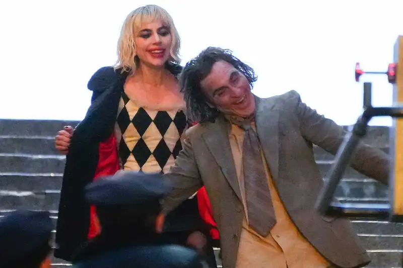 <p>Joaquin Phoenix and Lady Gaga in Joker: Folie à Deux (2024) Source: Variety</p>