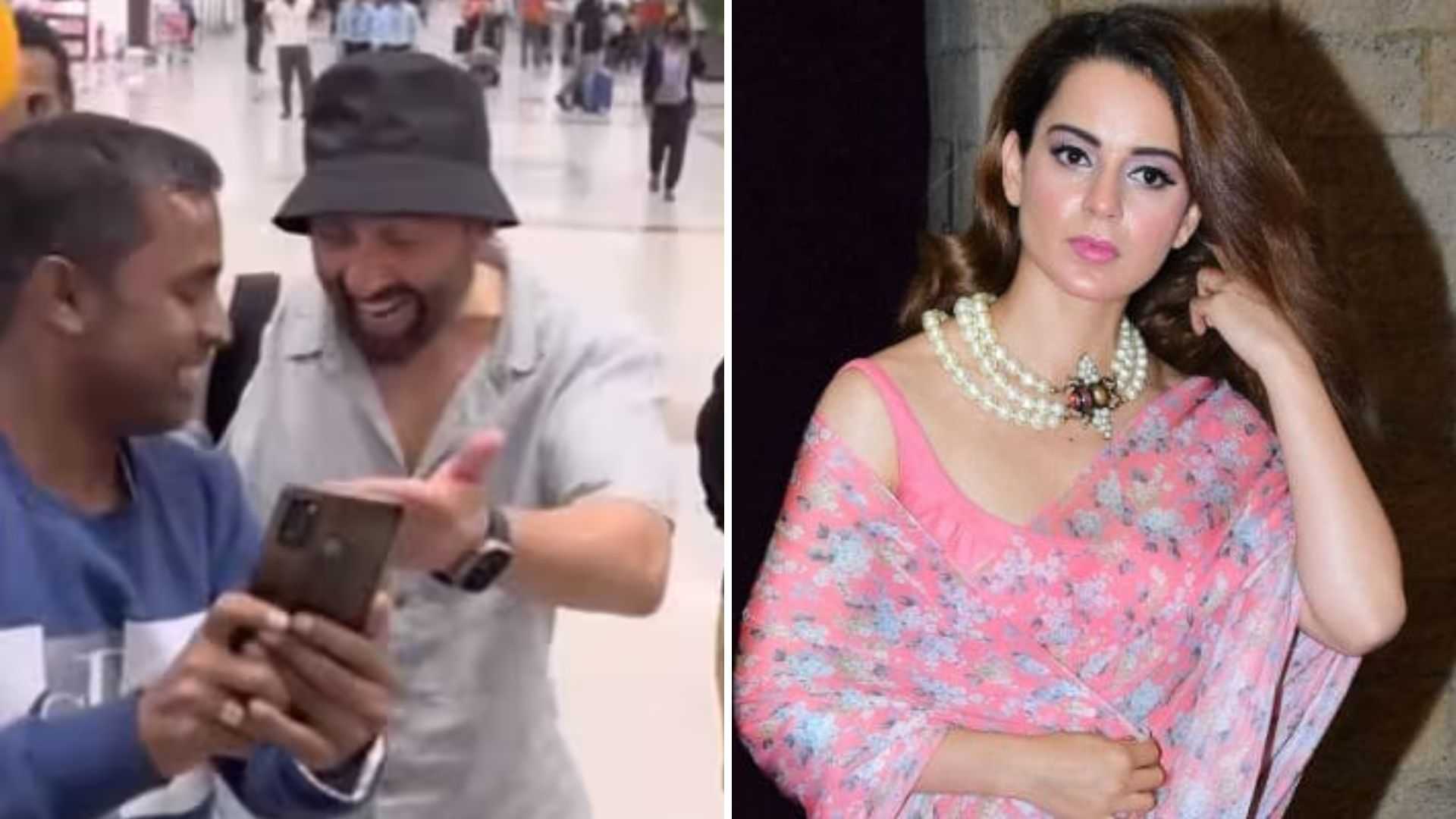 'People come very close to us': Kangana Ranaut defends Sunny Deol's outburst towards fan wanting a selfie