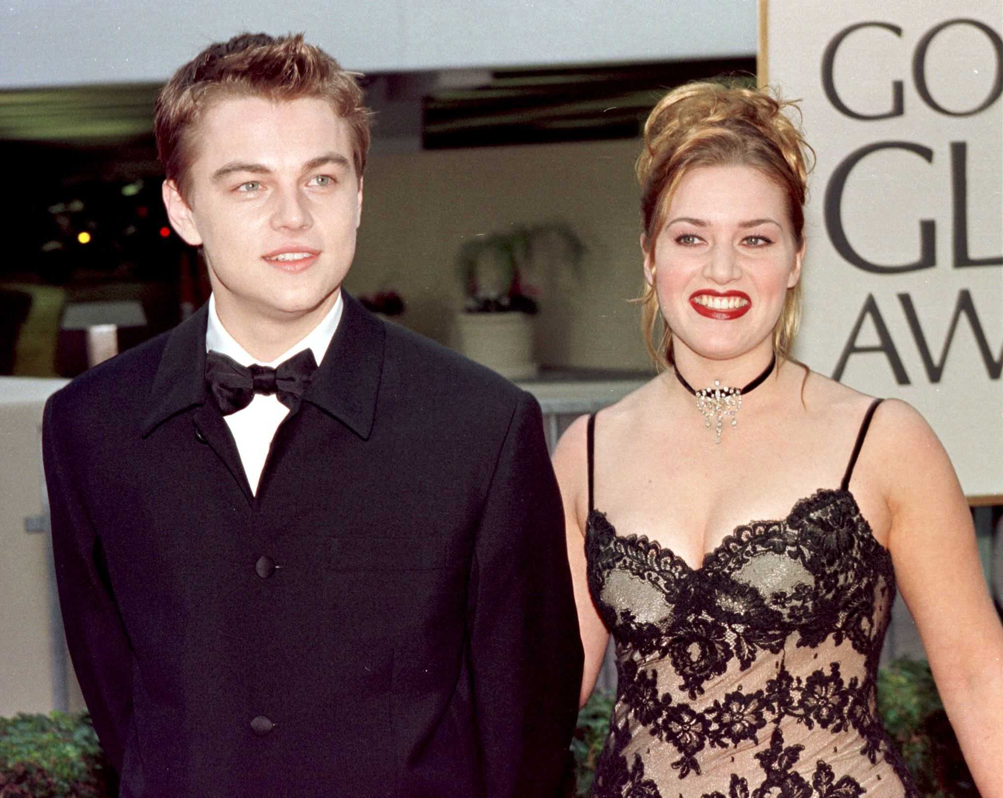 Leonardo DiCaprio and Kate Winslet (Source: Elle)