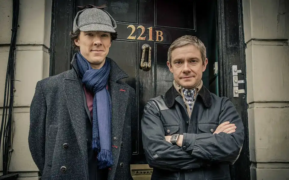 Benedict and Martin (Source: The Telegraph)