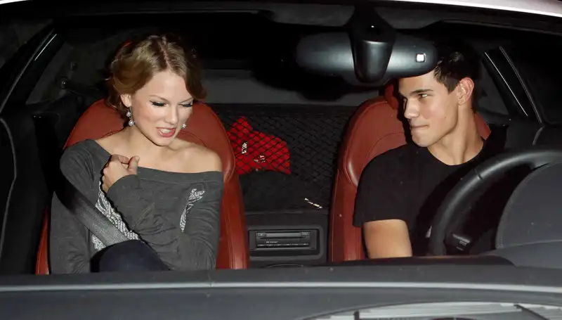 Taylor Swift and Taylor Lautner (Source: Glamour)