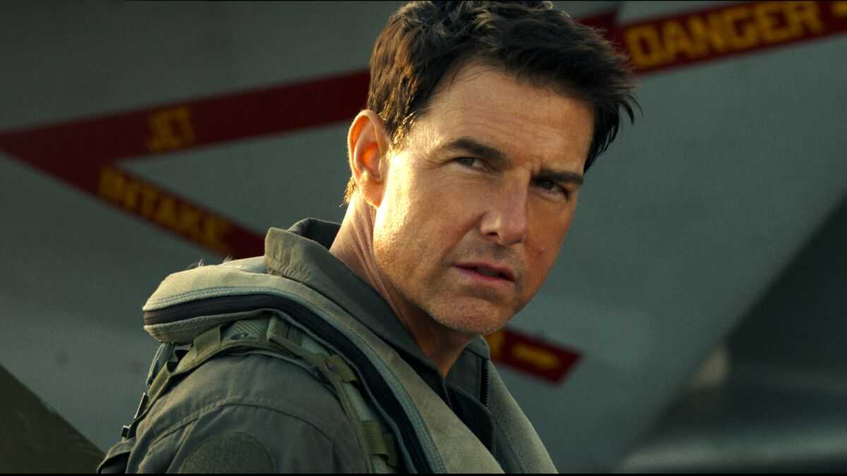 <p>Tom Cruise in 'Top Gun: Maverick' (2022) (Source: Los Angeles Times)</p>