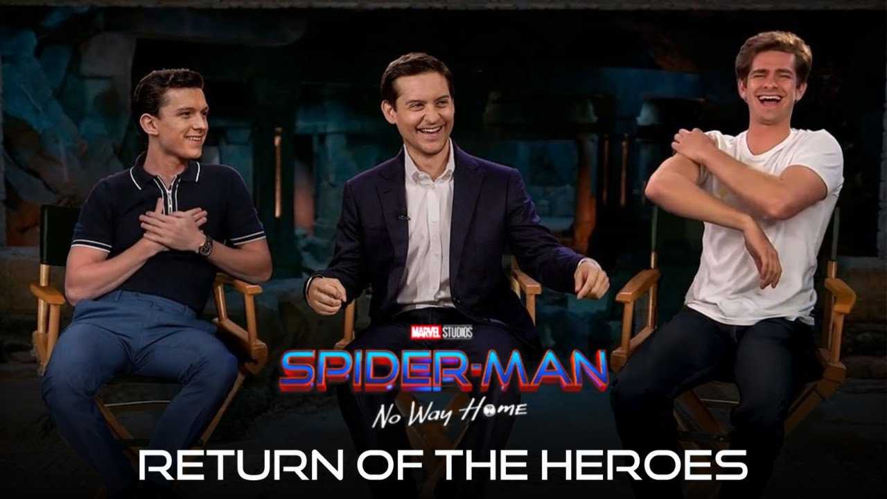 <p>Tom Holland, Tobey Maguire, and Andrew Garfield (Source: Youtube)</p>