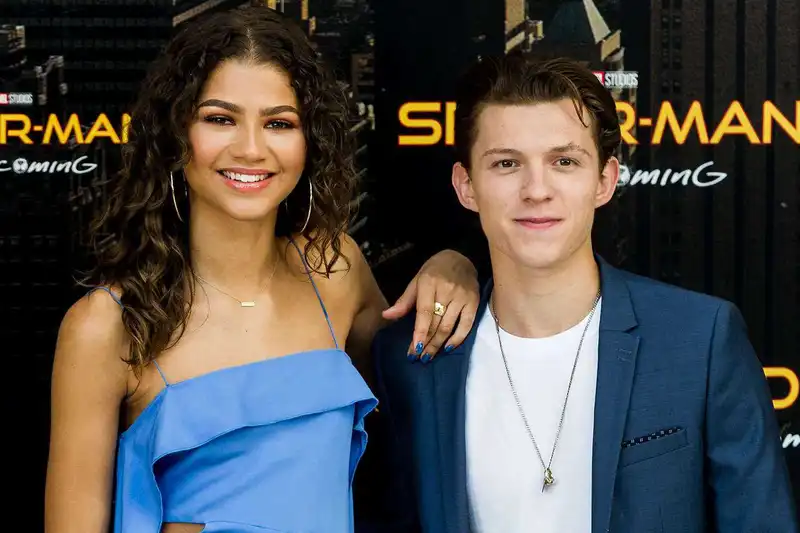 <p>Tom Holland and Zendaya (Source: People)</p>