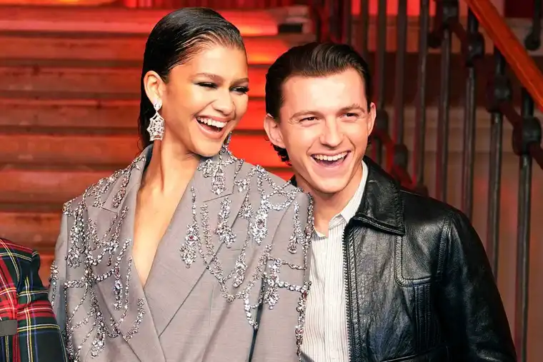 <p>Tom and Zendaya (Source: People)</p>