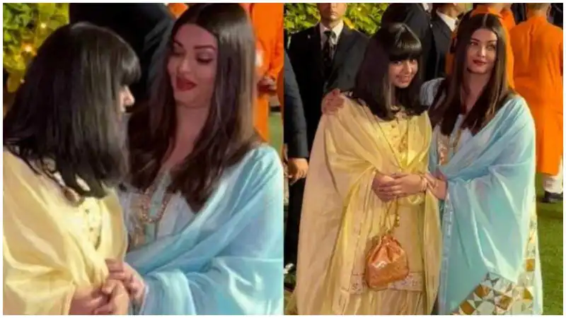 'Why is she dressing a little girl in...?': Aishwarya Rai Bachchan trolled for twinning with Aaradhya at Ambani bash