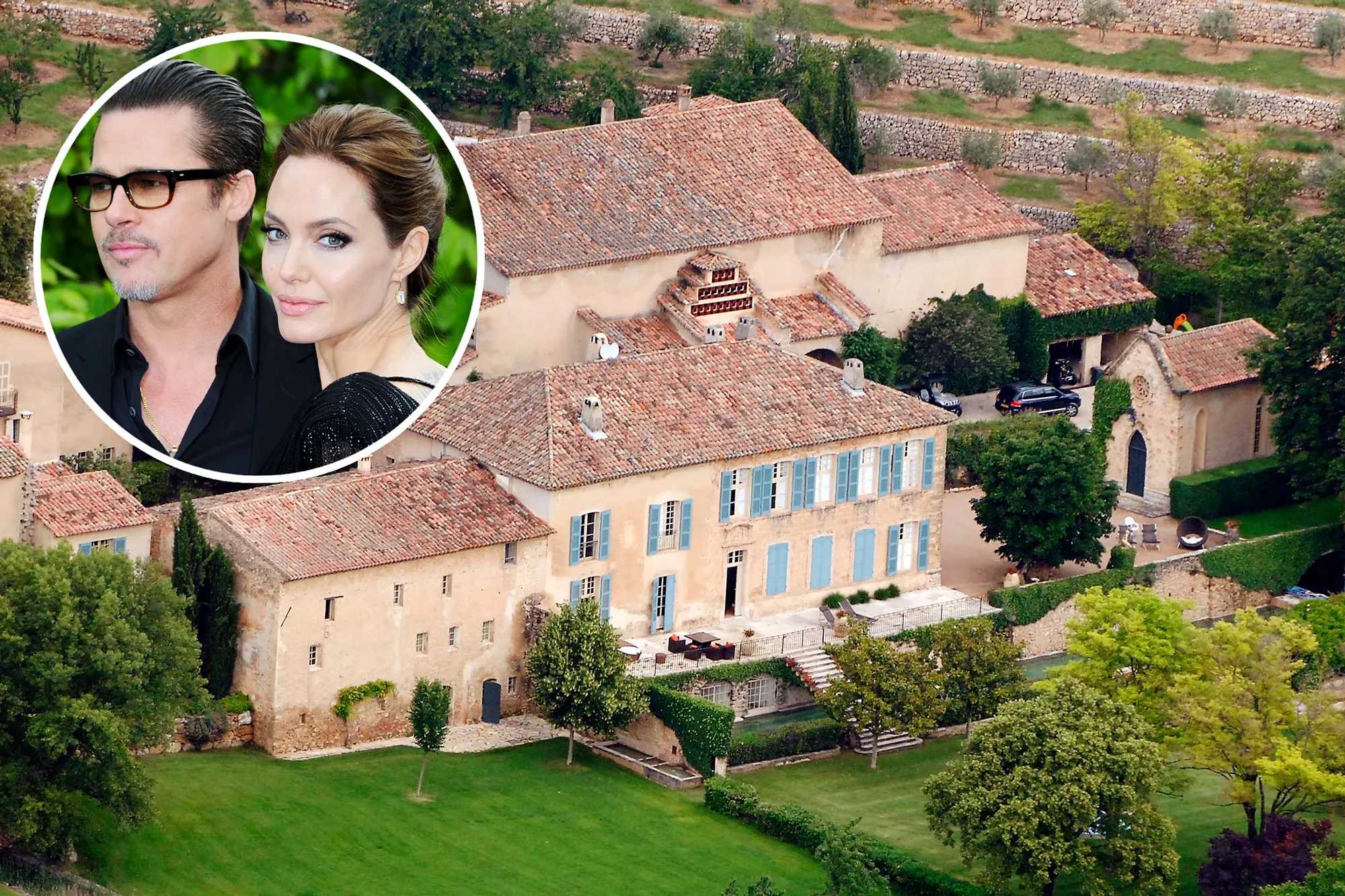 <p>Angelina Jolie and Brad Pit's  French Chateau (Source: The Sun)</p>