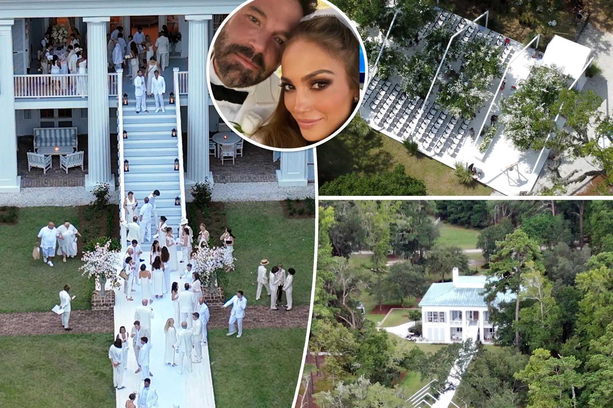 Ben Affleck and Jennifer Lopez's Wedding Venue (Source: Page Six)