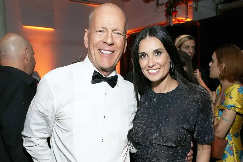 Bruce Willis and Demi Moore (Source: People)