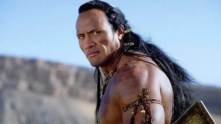 <p>Dwayne Johnson in 'Mummy Returns' (2001) (Source: Slash Film)</p>