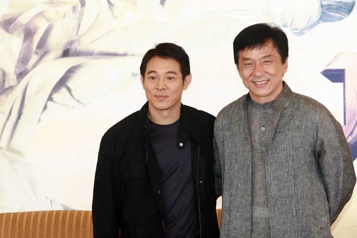 <p>Jackie Chan and Jet Li (Source: Showbiz)</p>