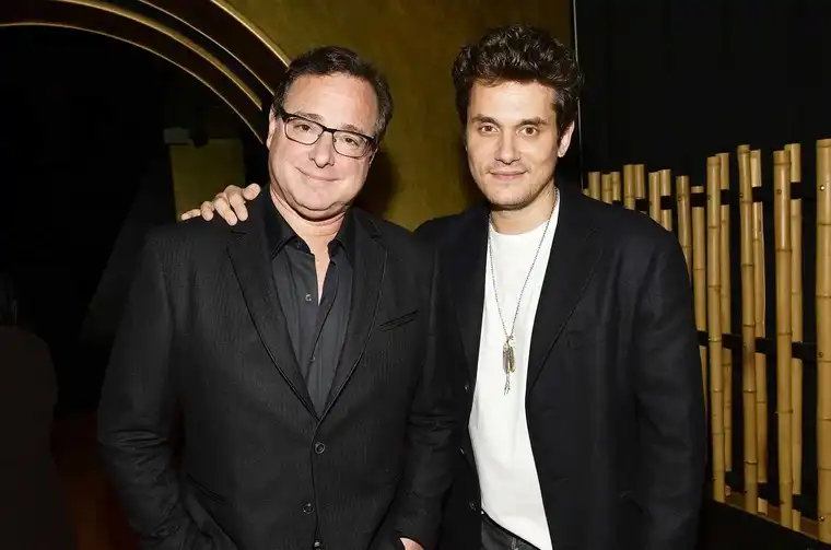 <p>John Mayer and Bob Saget (Source: Billboard)&nbsp;</p>