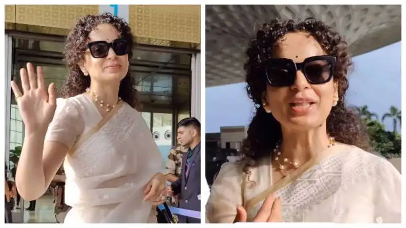 'Aap log mujhse darte ho': Kangana Ranaut gets chatty with the paparazzi at airport; netizens react