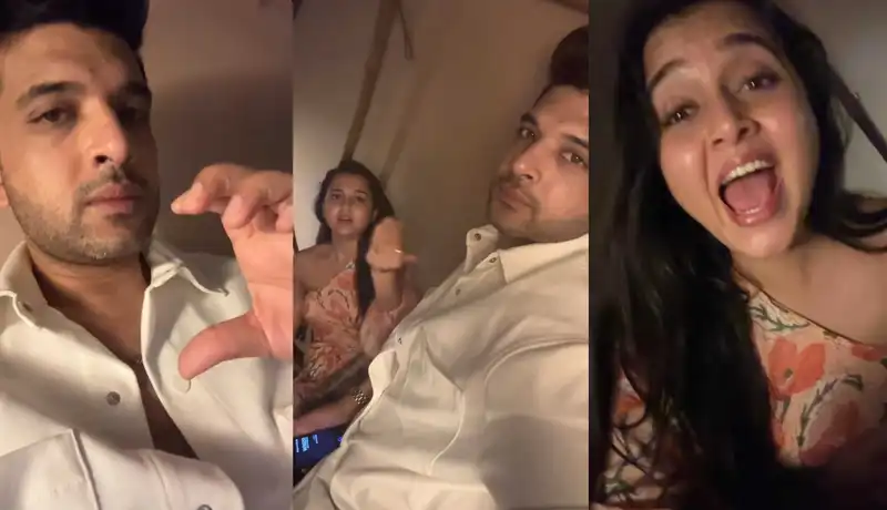 Tejasswi Prakash flaunts her singing skills on date night after Rakhi celebrations with Karan Kundrra’s family; watch