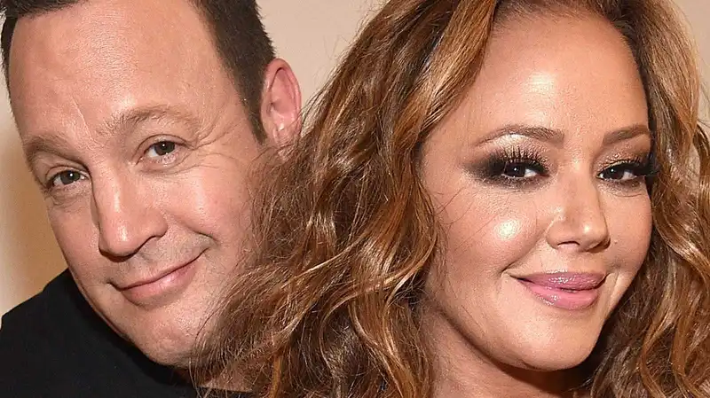 Kevin James and Leah Remini (Source: Nicki Swift)