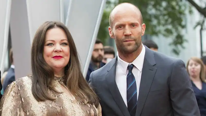 Melissa McCarthy and Jason Statham (Source: BBC)