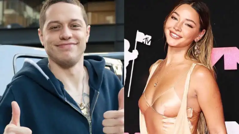 Pete Davidson and Madelyn Cline