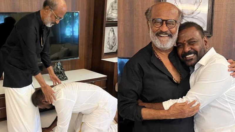 <p>Rajnikanth and Raghav Lawrence</p>
<p></p>