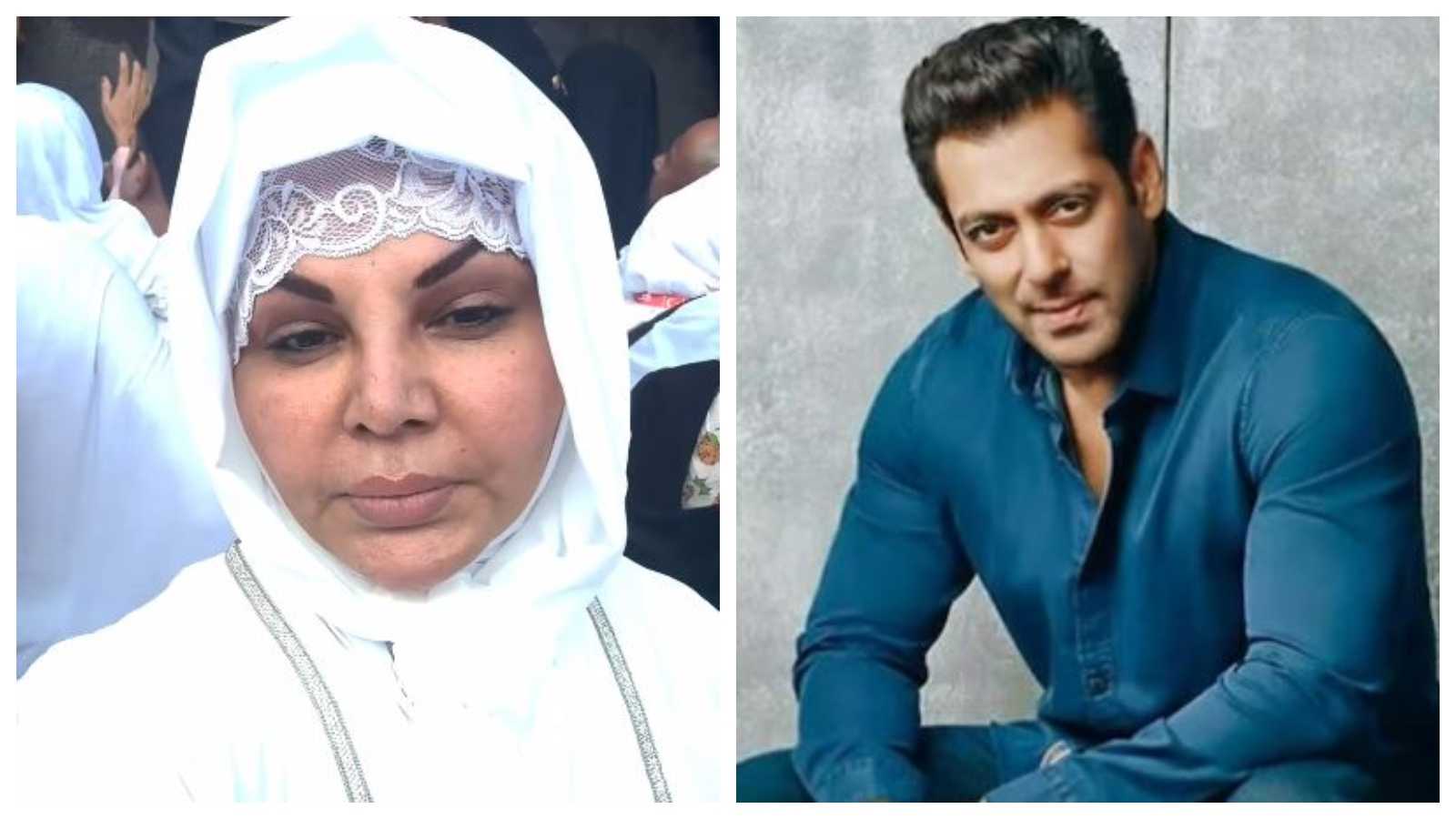 'Pura Bollywood yaha pe aajao': Rakhi Sawant requests Salman Khan to perform Umrah; watch
