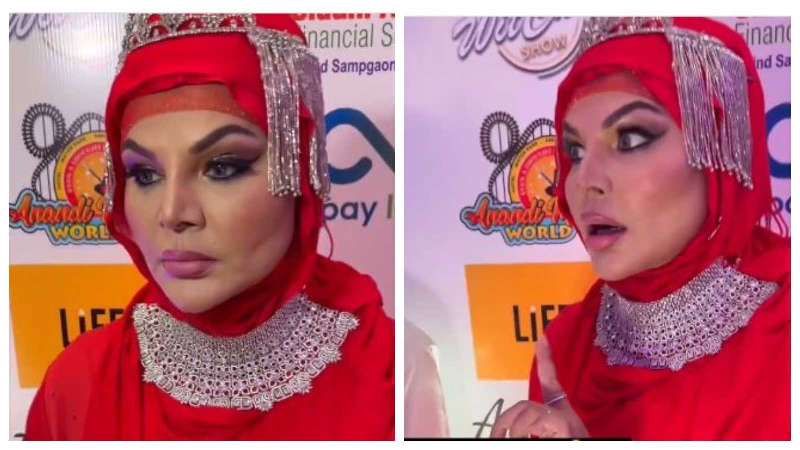 'Aadmi log door raho, mai pavitra hu': Rakhi Sawant gets angry when a fan tries to touch her; watch