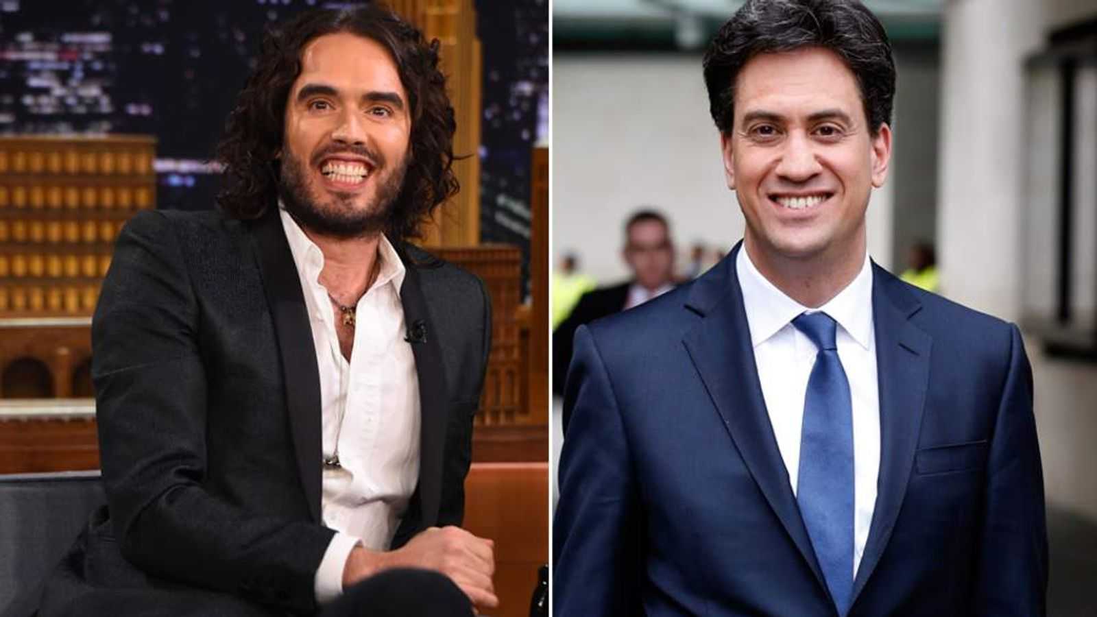 <p>Russell Brand and Ed Miliband</p>
<p></p>